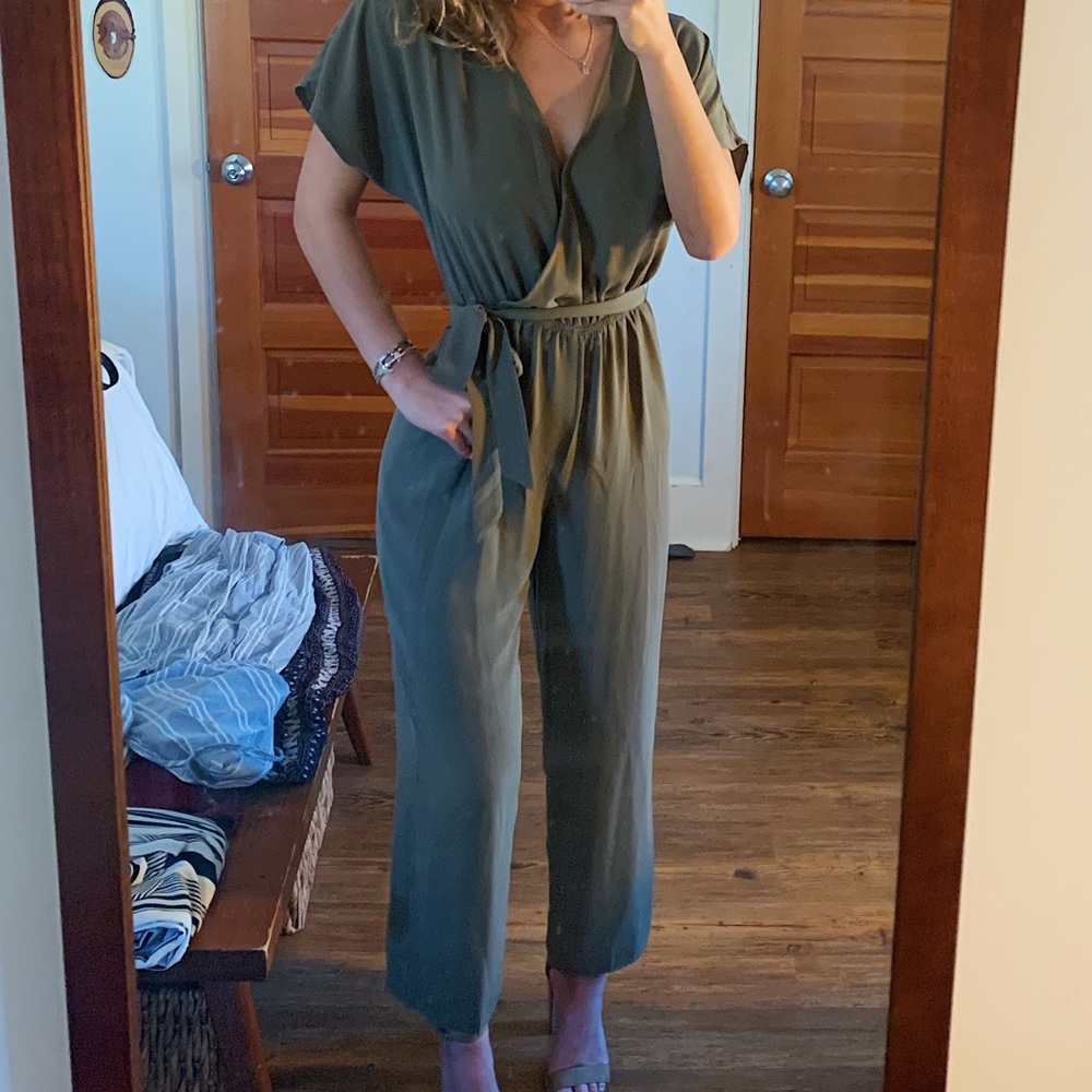 Army Green Jumpsuit